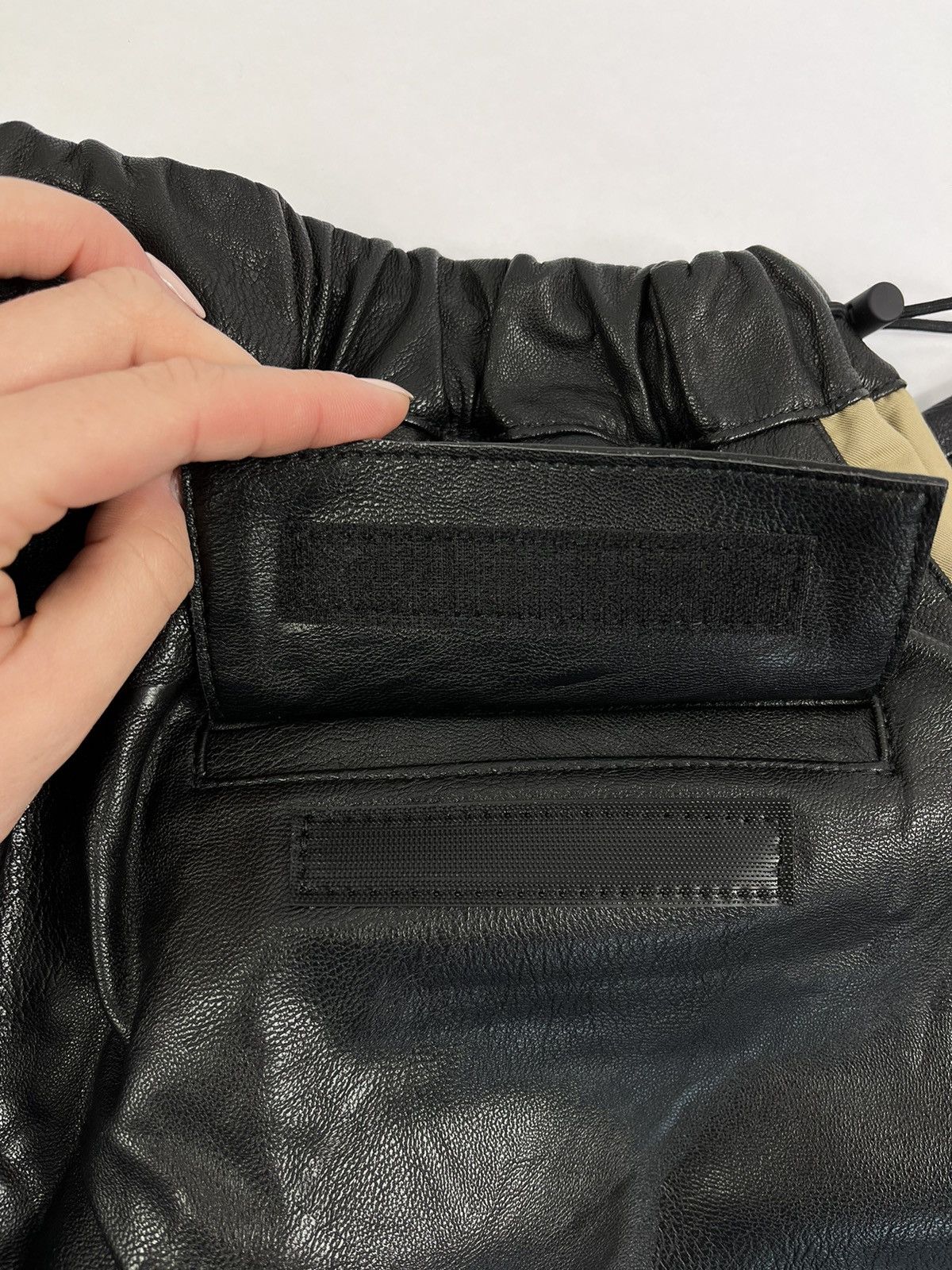 Stella McCartney VEGAN LEATHER TRACK PANTS Size US 33 - 5 Thumbnail
