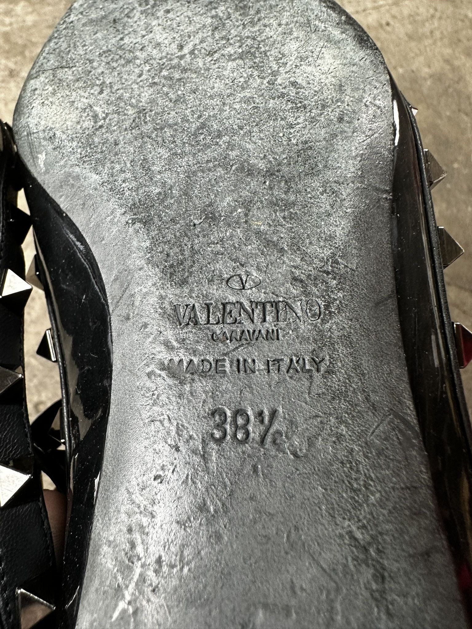 Valentino Valentino Garavani Rockstud Ballet Flats Size US 8.5 / IT 38.5 - 10 Thumbnail
