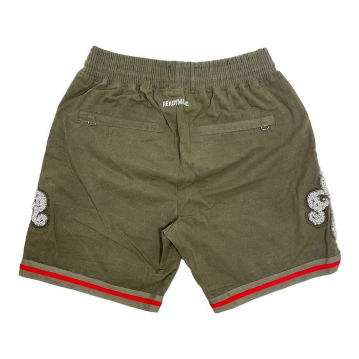 Just Don Just Don x Readymade Pearl Custom Basketball Shorts Olive