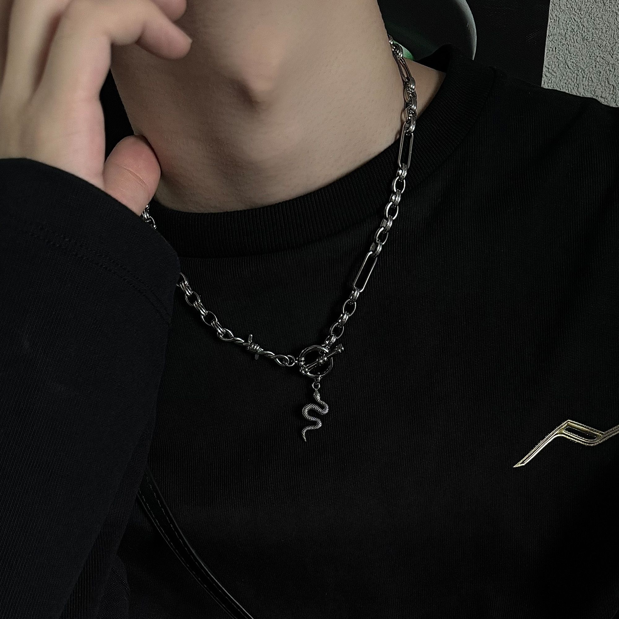 Other Snake Future STEAL! Y2K Chains Necklace Chain Size ONE SIZE - 2 Thumbnail
