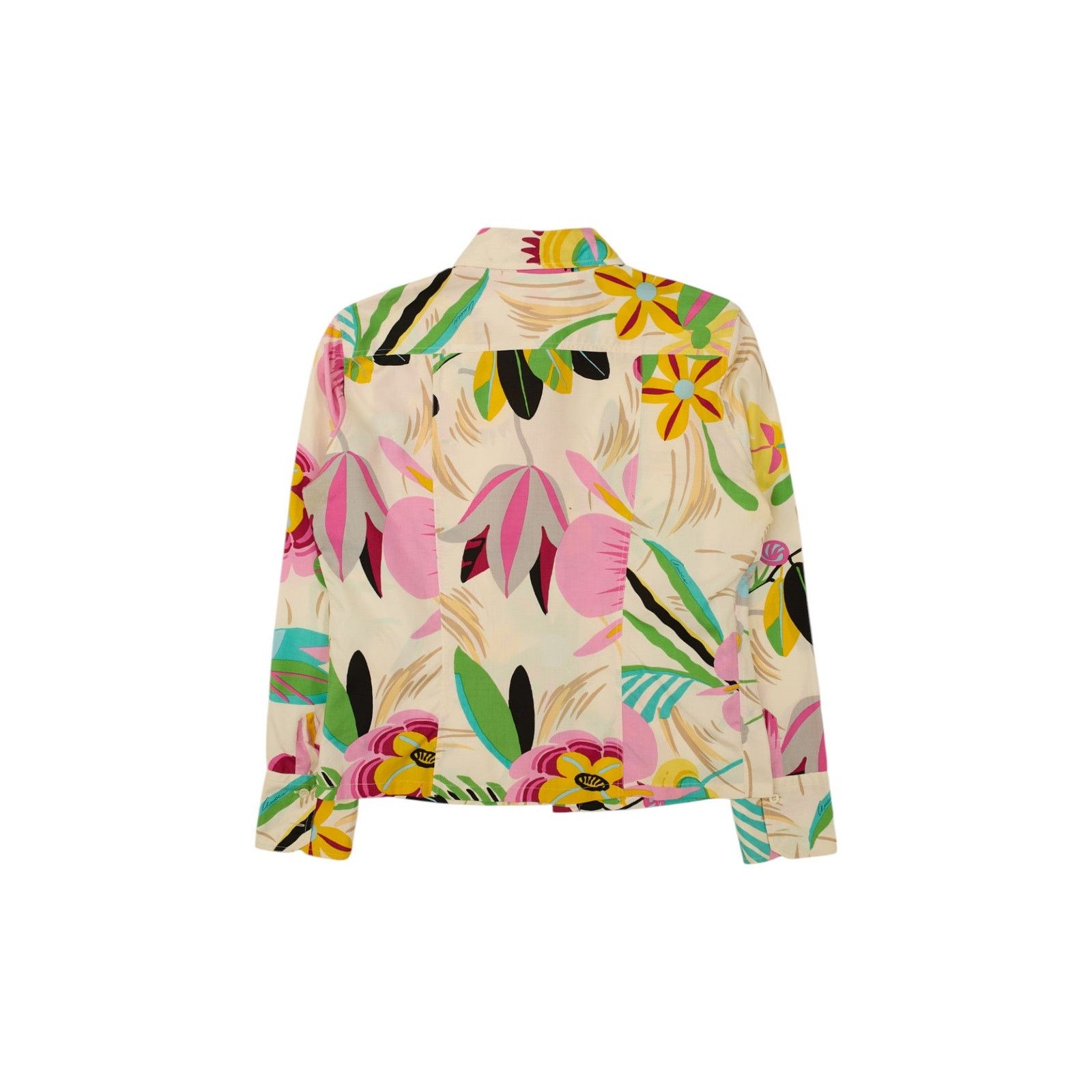 Gucci by Tom Ford S/S 1999 Floral Silk Button Up Shirt Size L / US 10 / IT 46 - 2 Thumbnail