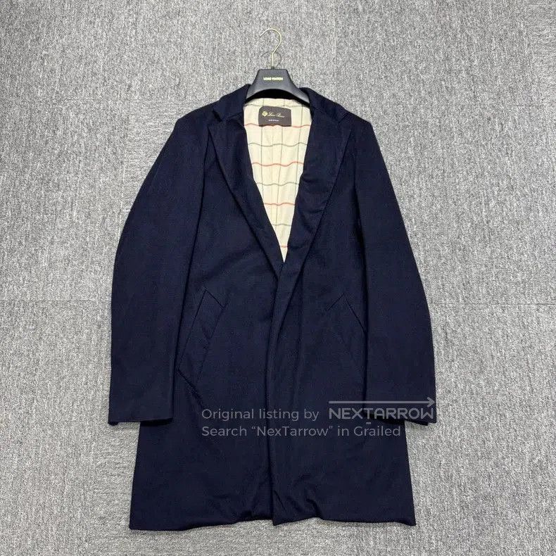 Loro Piana Loro Piana Navy Cashmere Heavy Coat. Size US M / EU 48-50 / 2 - 1 Thumbnail