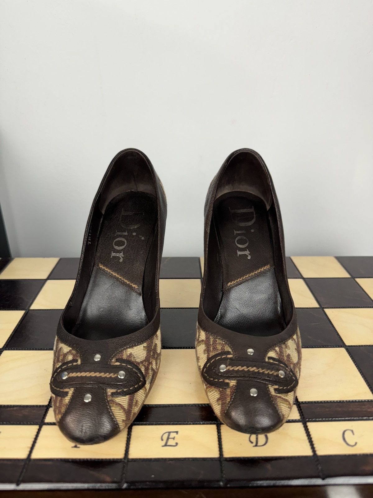 Dior Christian Dior monogram y2k heel boots original luxury item Size US 5.5 / IT 35.5 - 2 Thumbnail