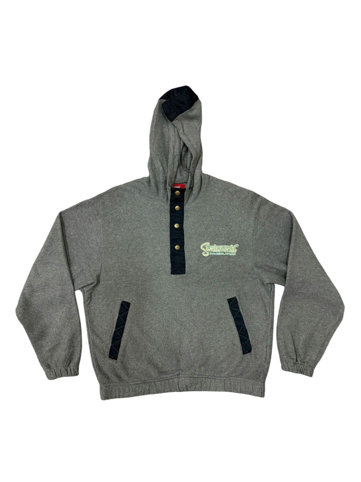Cartoon Network × Japanese Brand × Vintage Vintage Santaworld Pullover Fleece Halfbitton Jacket Hoodie Size US L / EU 52-54 / 3 - 2 Thumbnail