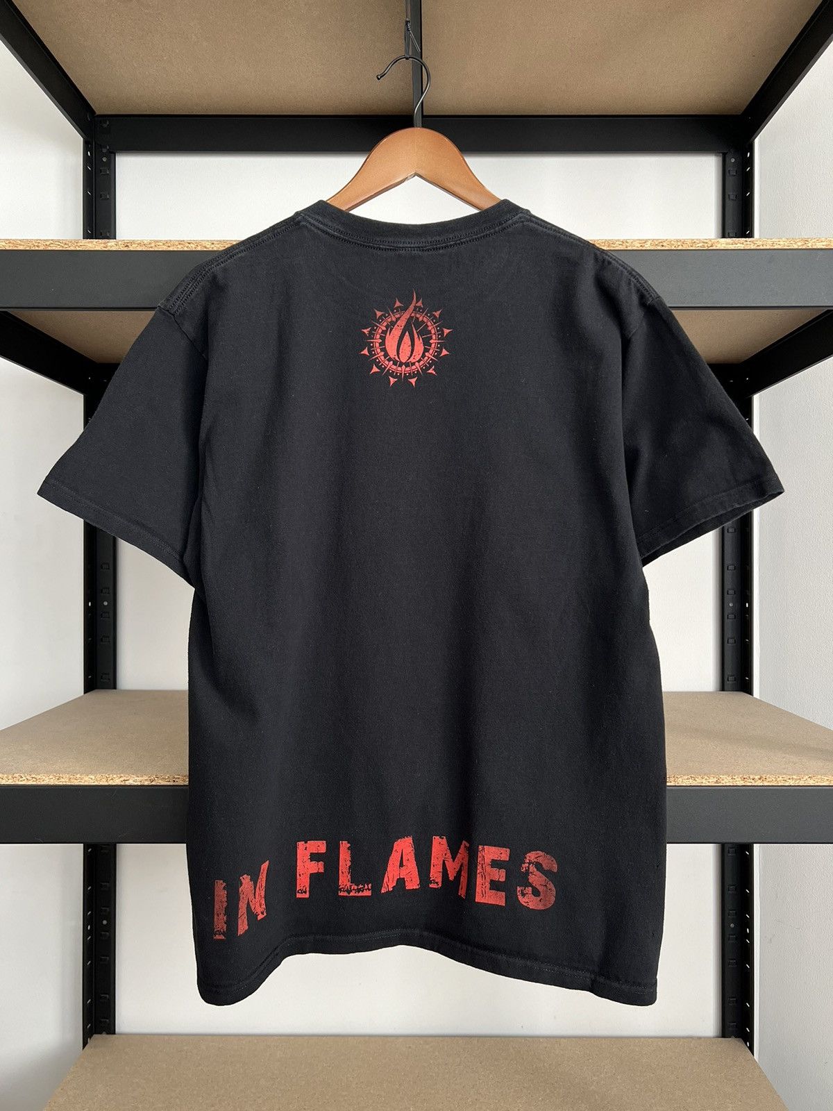 Band Tees Vintage 2000s In Flames Death Metal Band Black T-shirt Size US L / EU 52-54 / 3 - 3 Thumbnail