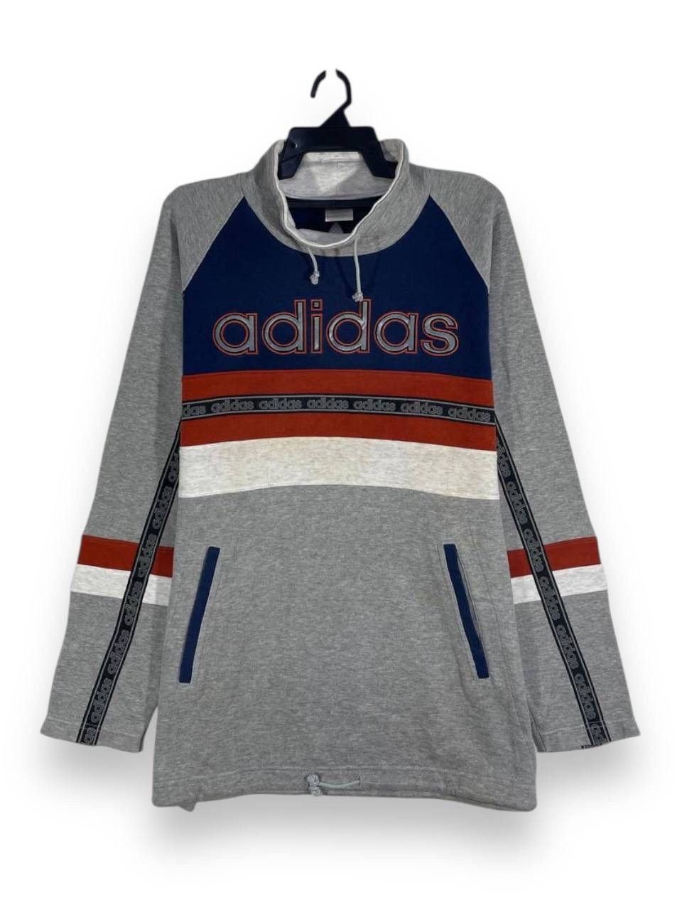 Adidas Vintage adidas big logo hoodie hip hop style yo yo Size US M / EU 48-50 / 2 - 1 Thumbnail