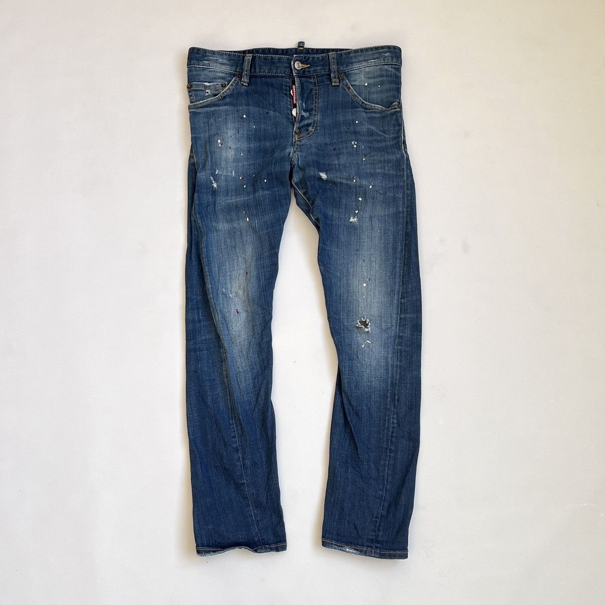 Dsquared2 Dsquared 2 distressed skinny denim jeans pants Size US 30 / EU 46 - 1 Thumbnail