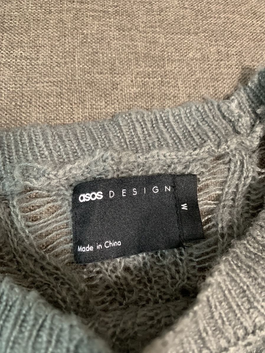 Asos × If Six Was Nine × Le Grande Bleu (L.G.B.) ASOS Spider Web Knitted Crochet Mesh Sweater Size US M / EU 48-50 / 2 - 2 Thumbnail