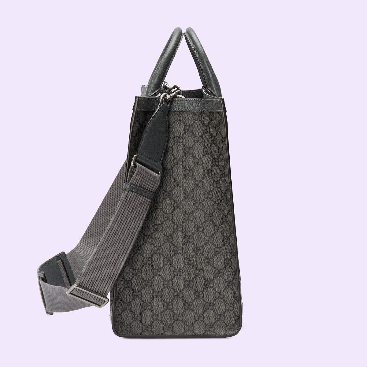 Gucci o1s1wg110225 Size:OS / Ophidia Large Tote Bag in Grey/Black Size ONE SIZE - 5 Thumbnail