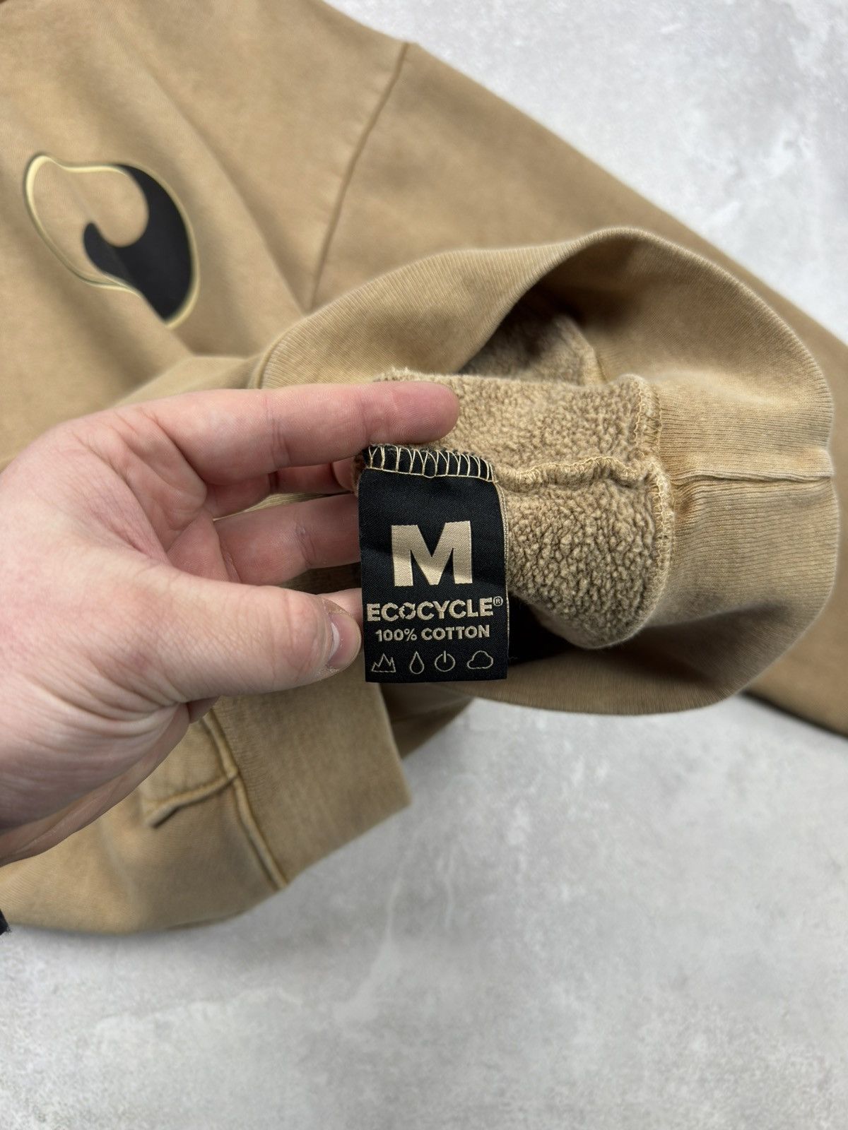 Stussy Stussy x Our Legacy Shadow Pigment Dyed Desert Hoodie USA Size US M / EU 48-50 / 2 - 7 Thumbnail
