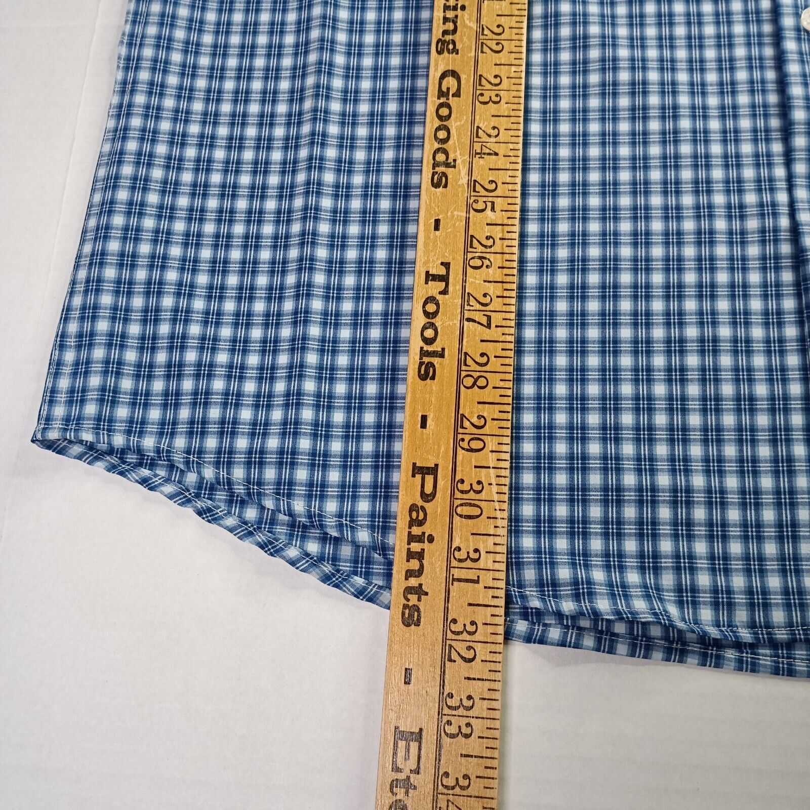 Chaps Chaps Plaid Shirt Men's L Large Blue Performance Classic Fit Size US L / EU 52-54 / 3 - 6 Thumbnail