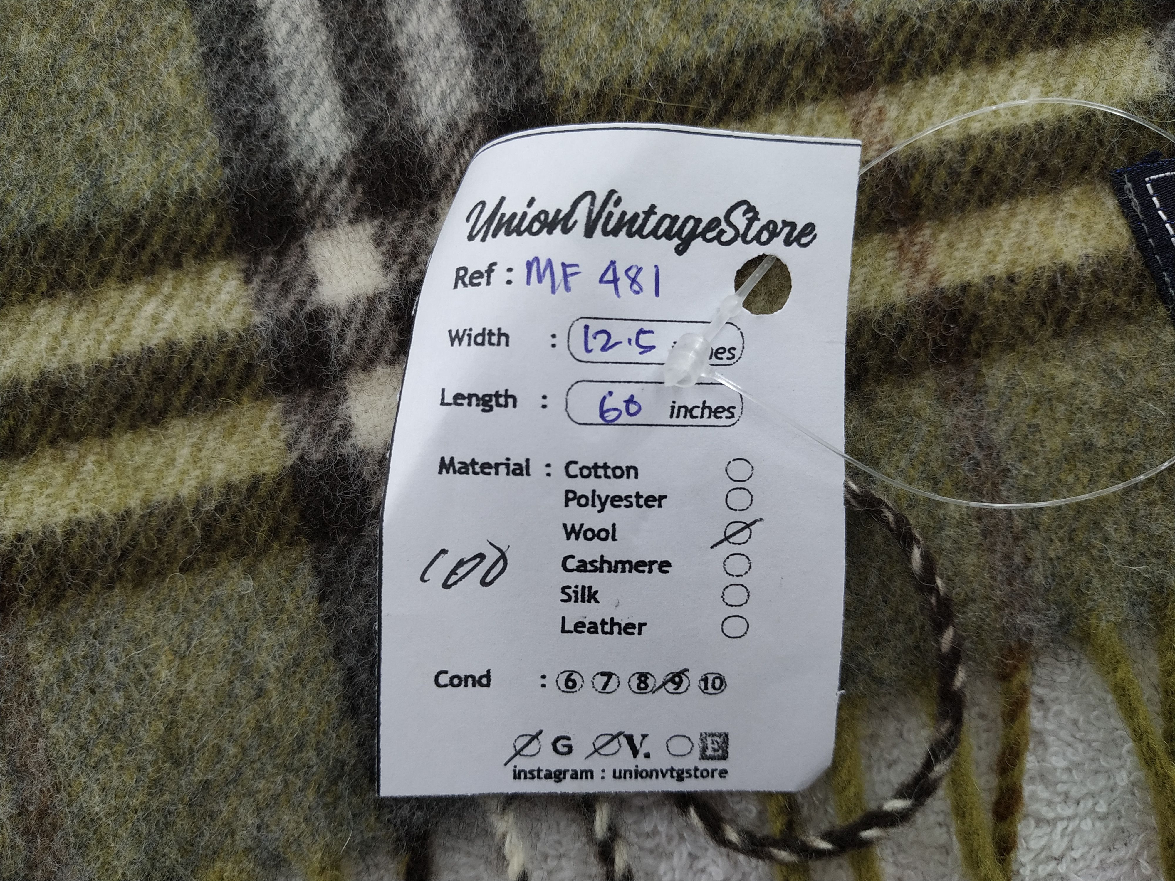 Burberry Vintage Burberry Scarf/Muffler/Neckwear MF481 Size ONE SIZE - 6 Thumbnail