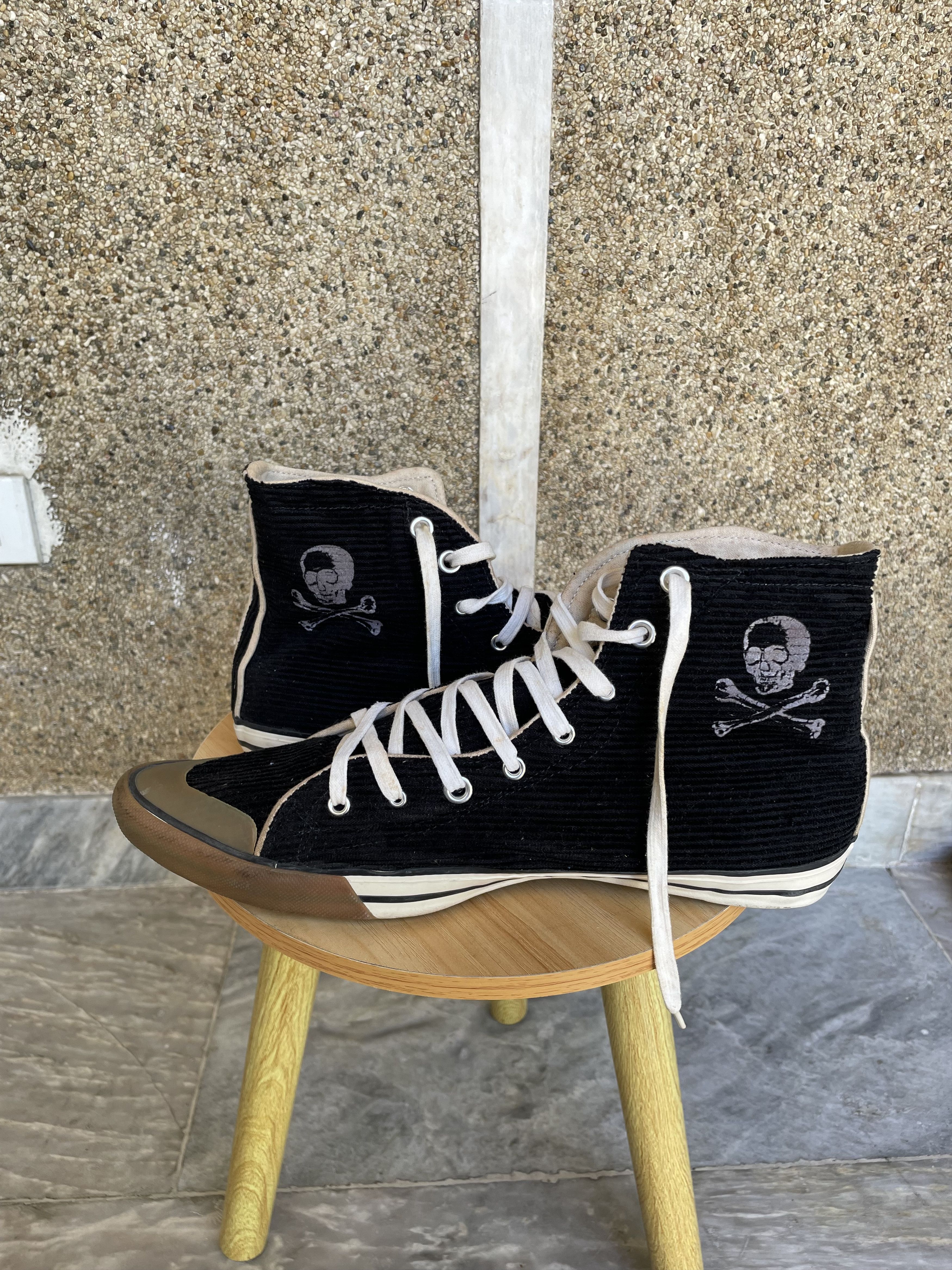 Undercover Undercover Skull Corduroy Sneaker AW04 - RUNWAY ARCHIVE Size US 9.5 / EU 42-43 - 16 Thumbnail