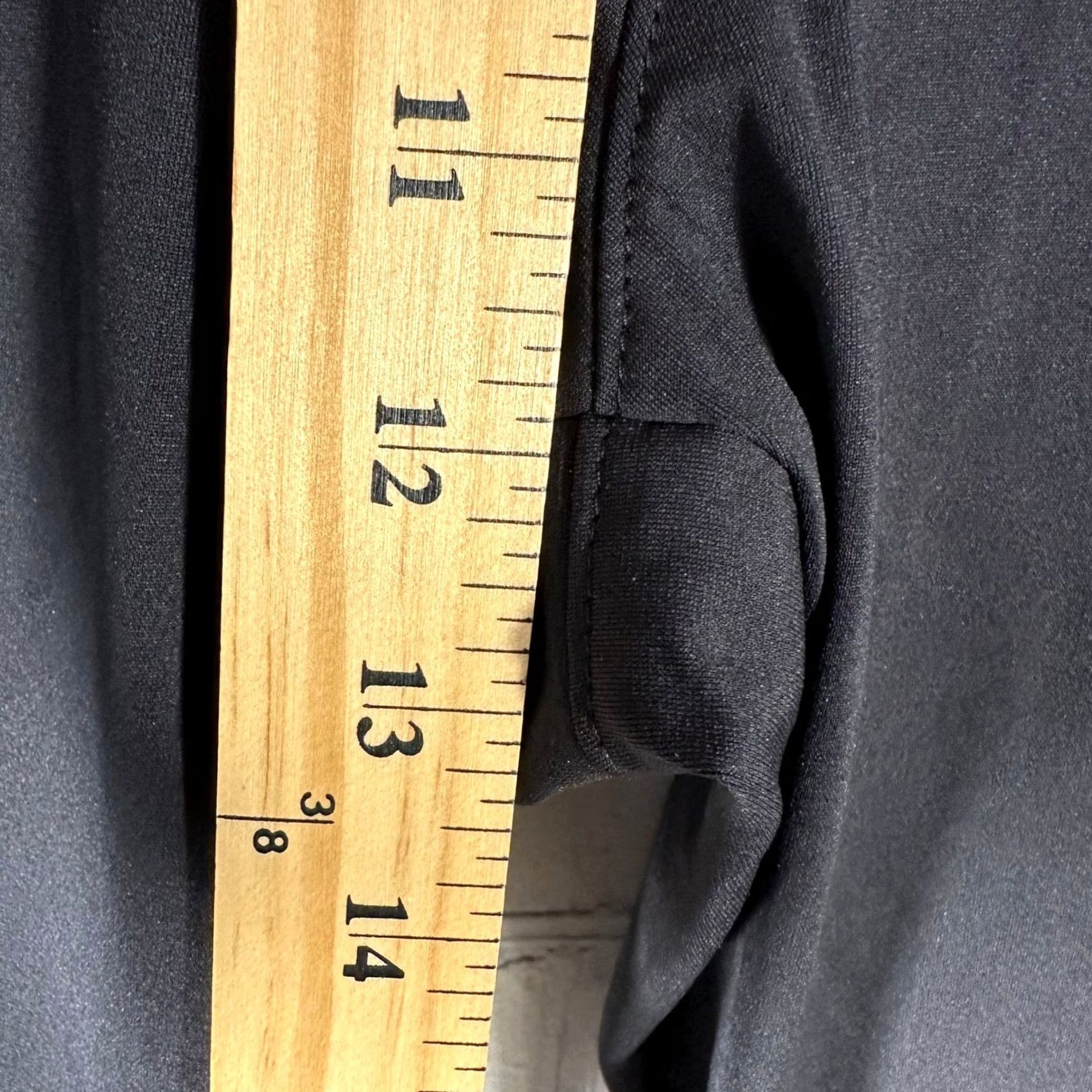 CO Collars & Co Maverick Performance Pants Mens 34x28 Black 4-Way Stretch Chino Slim Flat Front Workwear Travel Casual Size US 36 / EU 52 - 5 Thumbnail