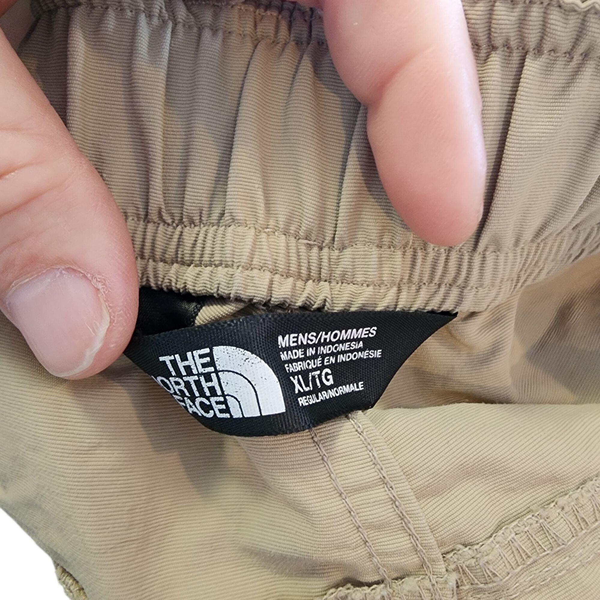 The North Face The North Face Mens XL Nylon Hiking Shorts Beige With Adjust Size US 40 / EU 56 - 3 Thumbnail