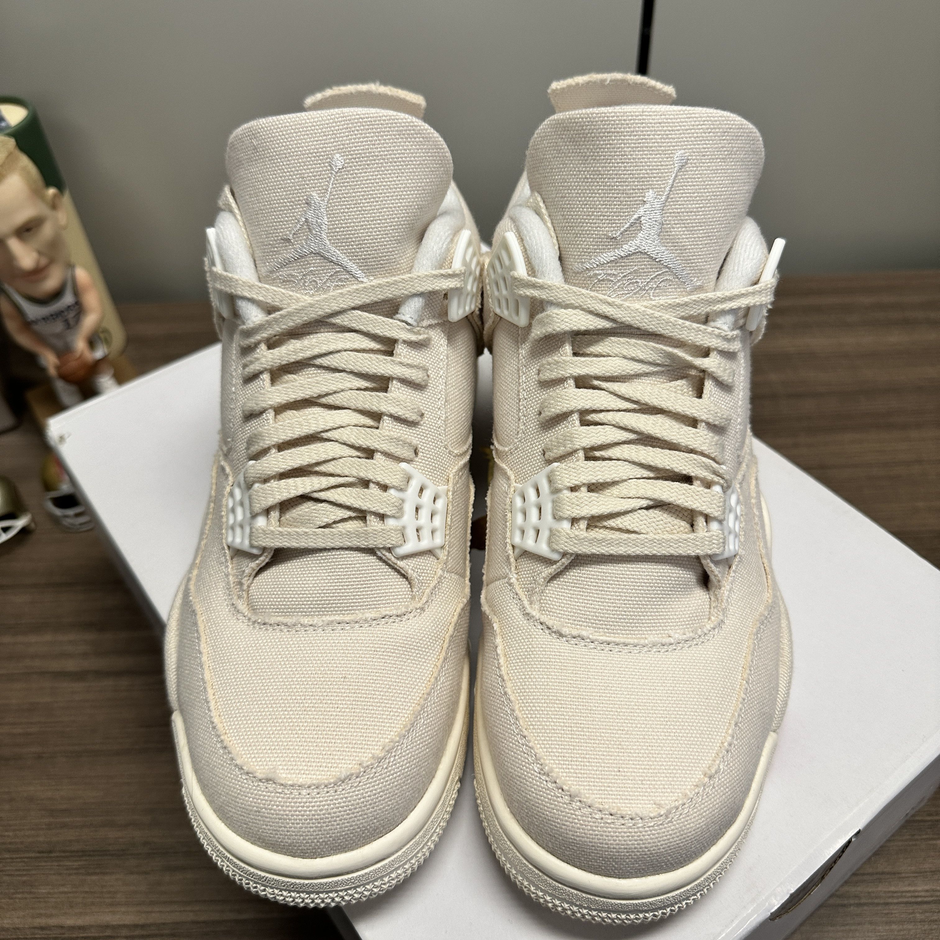 Jordan Brand Nike Air Jordan 4 Retro Blank Canvas Women's US 9 Size US 9 / IT 39 - 4 Thumbnail