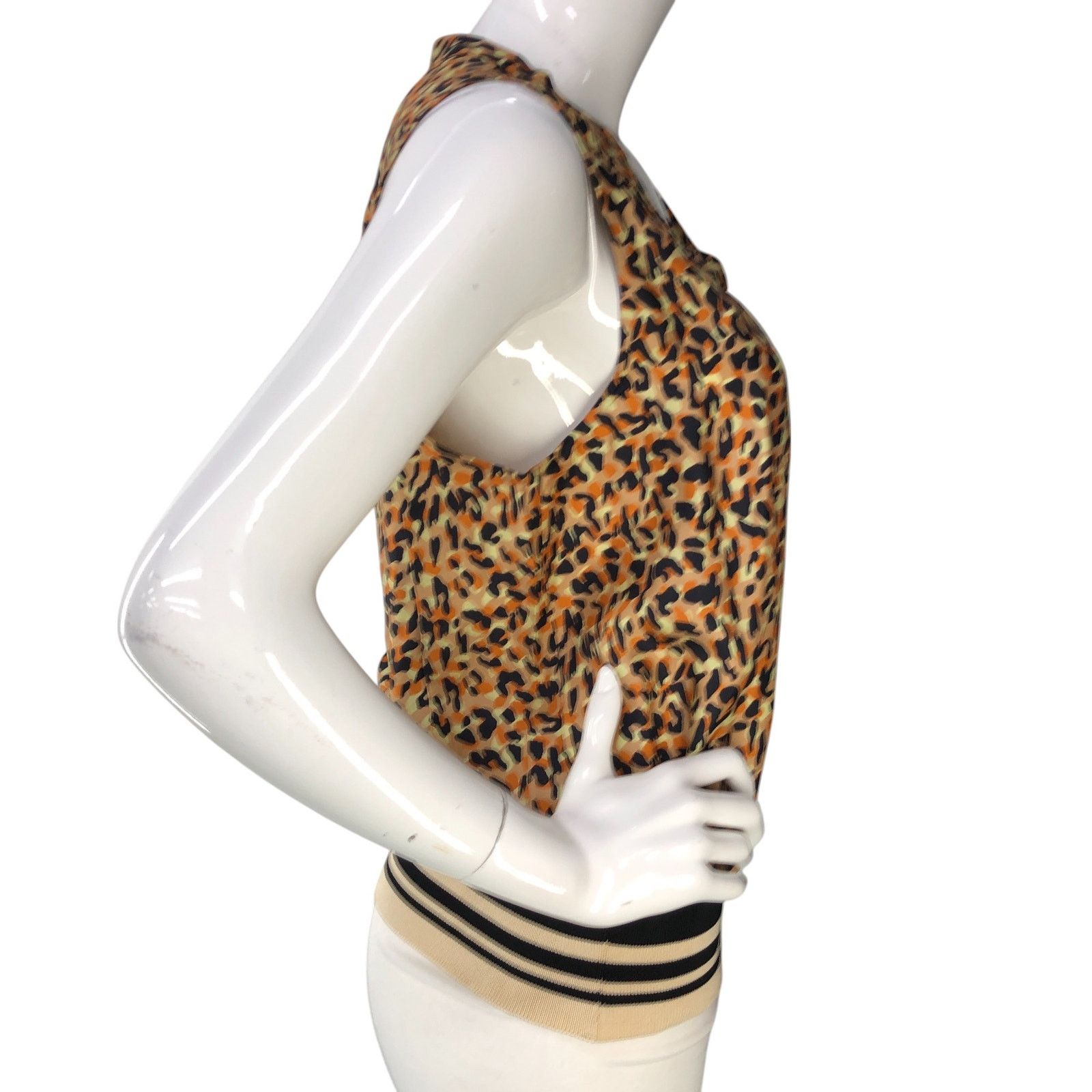 Dries Van Noten Dries Van Noten Size 42 US 10 Top Animal Print Elastic Waist Size L / US 10 / IT 46 - 9 Thumbnail