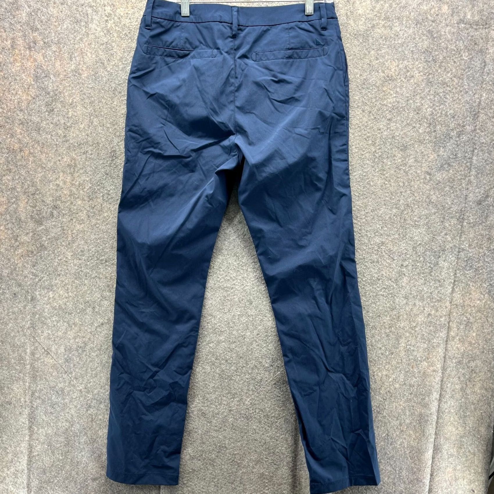 UNTUCKit UNTUCKit Pants Men 36x34 Blue Straight Chino Flat Polyester Trousers Knit / Chino / Dress, Casual, Workwear, 36 Adult Regular White? Size US 36 / EU 52 - 2 Thumbnail