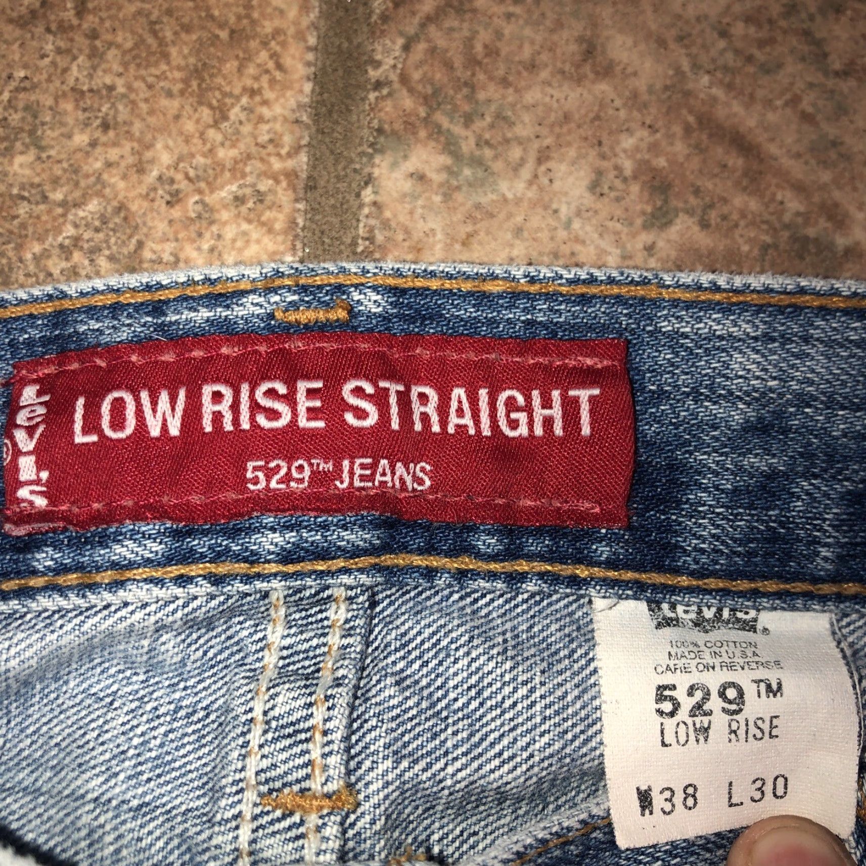 Levi's VINTAGE Levi's Jeans Straight Men 38x30 Blue Low Rise USA 1980s Mens Size 38 Regular Size US 38 / EU 54 - 3 Thumbnail