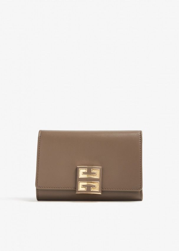 Givenchy o1srvl11e1224 Size: OS / 4G Tri Fold Wallet in Brown Size ONE SIZE - 1 Thumbnail