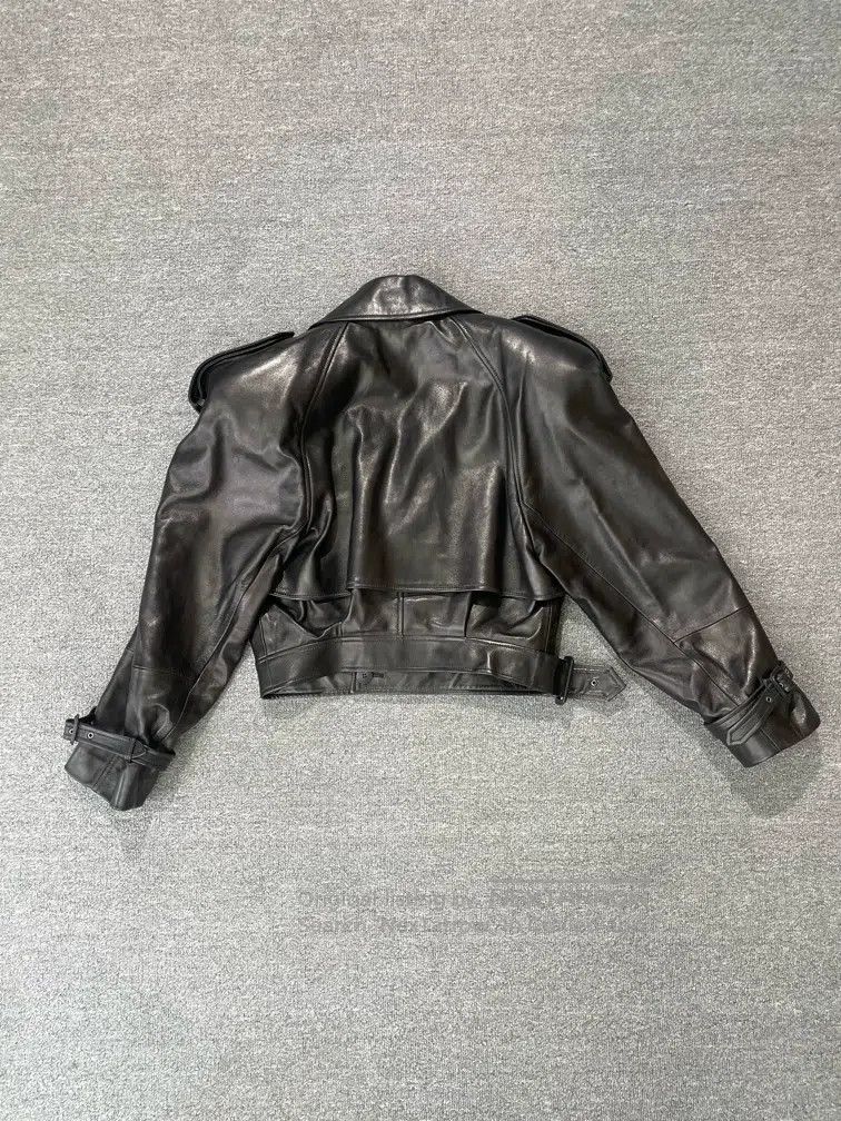 Saint Laurent Paris Saint Laurent Paris Black Sheepskin Wide Shoulder Leather Size XS / US 0-2 / IT 36-38 - 2 Thumbnail