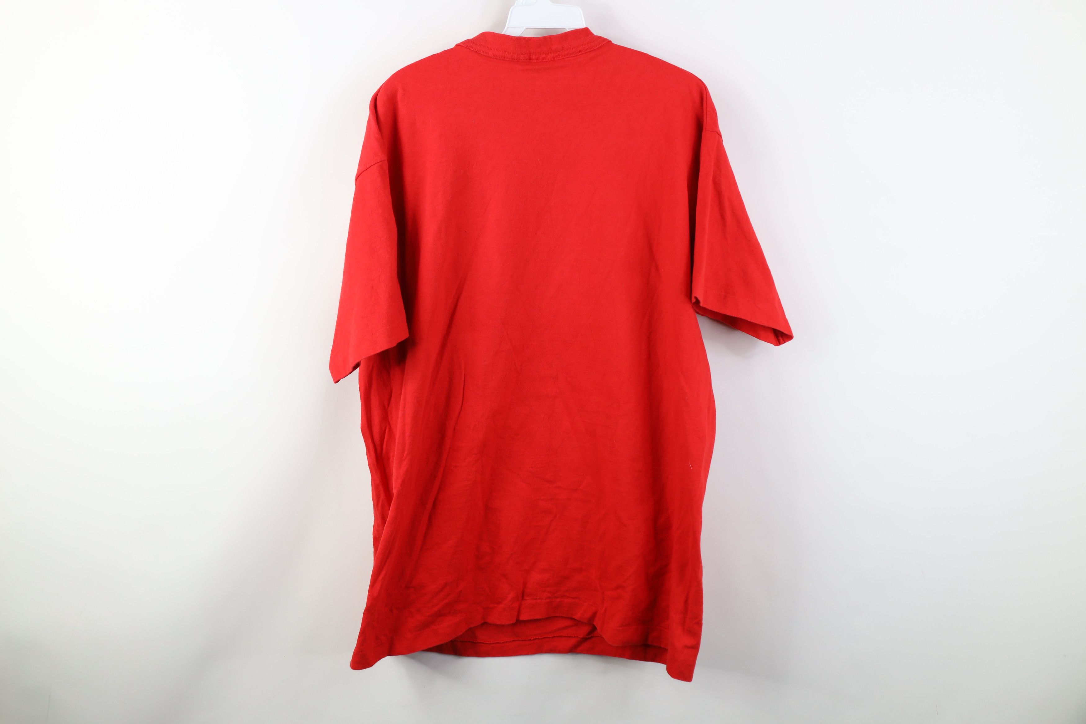 Disney Vintage 90s Disney Mickey Mouse Farmer Short Sleeve T-Shirt Size ONE SIZE - 10 Thumbnail