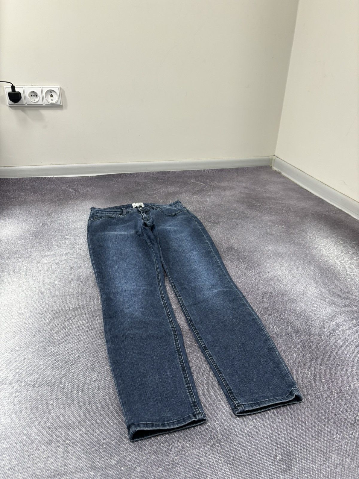 Acne Studios Acne Studios Women’s Skin 5 Deep Navy Blue Denim Jeans Size 28" / US 6 / IT 42 - 3 Thumbnail