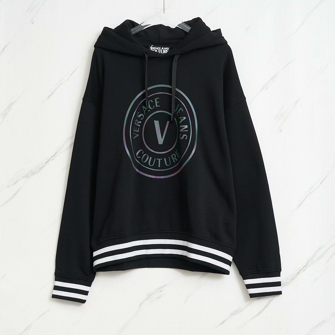 Versace Versace Unisex Letter Pattern Hoodie Size US M / EU 48-50 / 2 - 1 Thumbnail