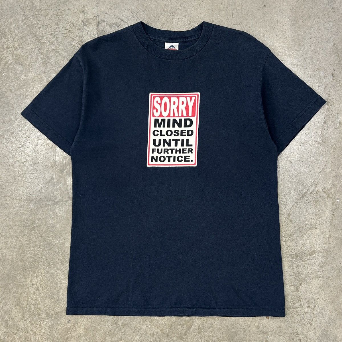 Vintage 1990s Wording Tee Size US M / EU 48-50 / 2 - 7 Thumbnail
