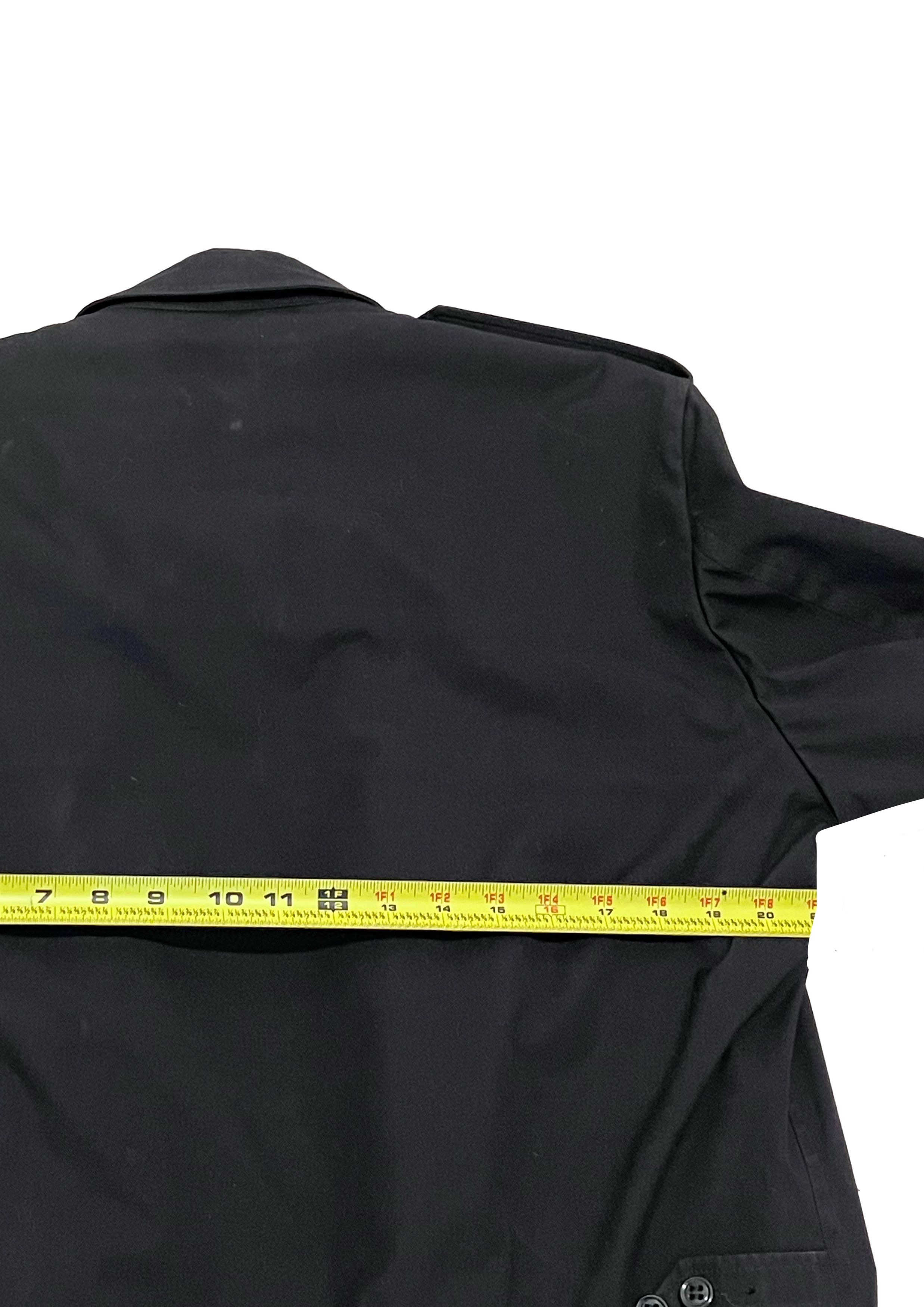 Vintage Military JACKET, MAN'S, WATER REPELLANT ARMY BLACK 385 Liner Size US L / EU 52-54 / 3 - 5 Thumbnail