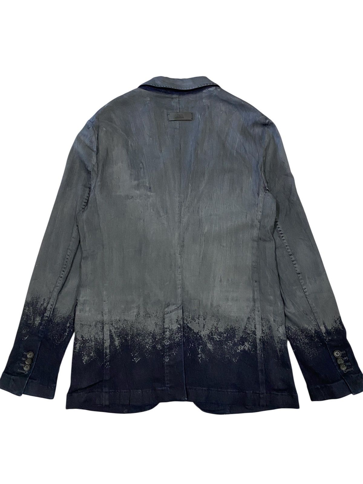 Diesel Diesel Cupro Gradient – Avant Garde Dip Dye Tailored Jacket Size US S / EU 44-46 / 1 - 2 Thumbnail