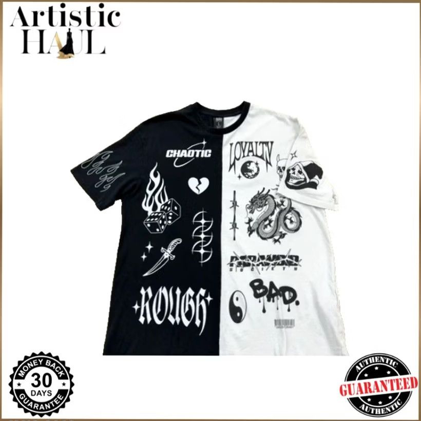 Vintage Black Squad Men's Graphic T-Shirt Black White Size L Streetwear Size US L / EU 52-54 / 3 - 2 Thumbnail