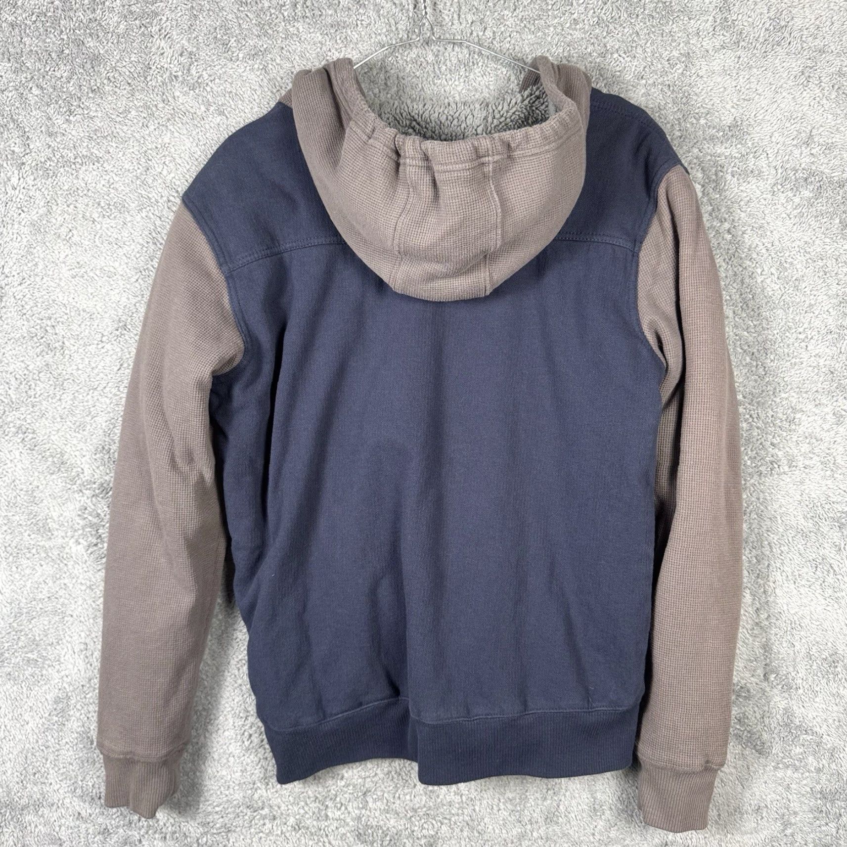 O'Neill O'Neill Hoodie Mens S Full Zip Striped Waffle Sherpa Lined Multicolor Sweatshirt Size US S / EU 44-46 / 1 - 7 Thumbnail