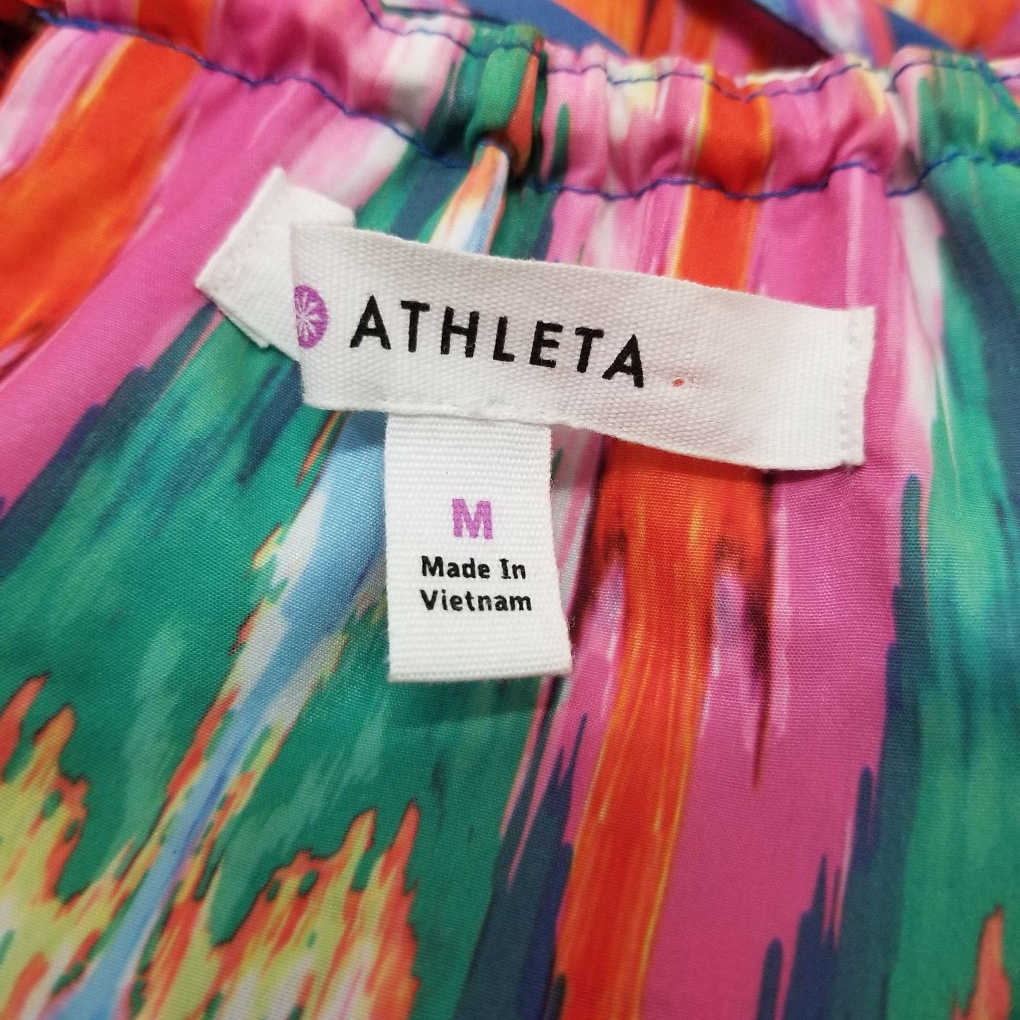 Athleta Athleta M Artsy Dress Tassels Sleeveless Ikat Martinique Ath Size M / US 6-8 / IT 42-44 - 6 Thumbnail