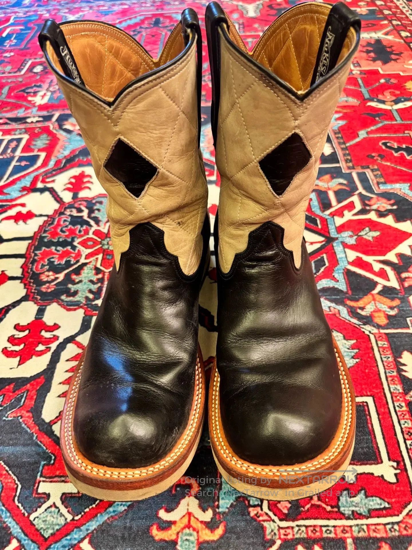 zerrows Magical Design Western Engineer Boots. Size US 10 / EU 43 - 1 Thumbnail