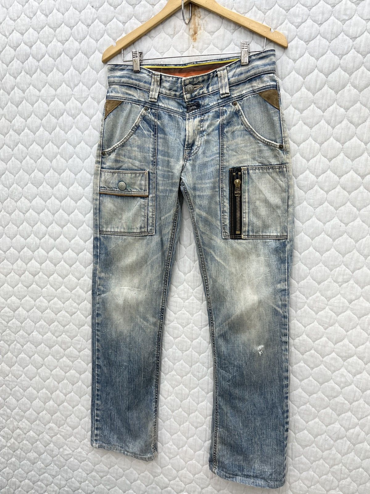 Edwin 🔥🔥🔥STEALS EDWIN MULTI POCKET DISTRESSED DENIM Size US 32 / EU 48 - 3 Thumbnail