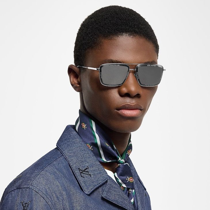 Louis Vuitton LV Super Vision Metal Square Sunglasses Size ONE SIZE - 5 Thumbnail