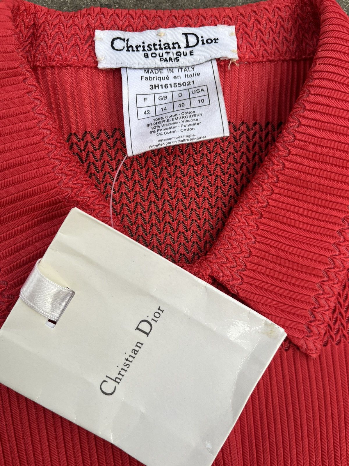 Christian Dior Monsieur Christian dior pleated beach polo Size US M / EU 48-50 / 2 - 2 Thumbnail