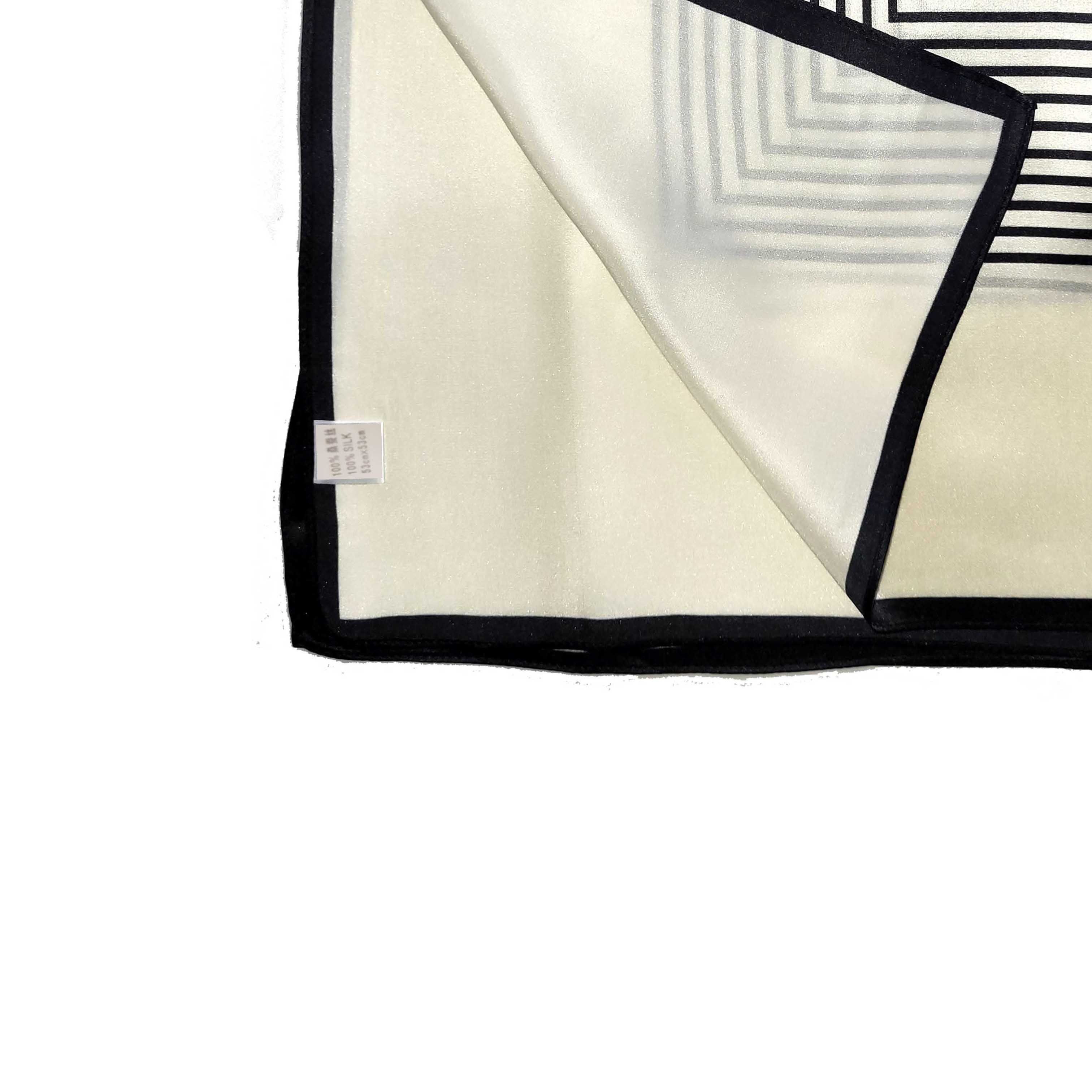 Other NWT 100% Silk Satin Scarf 20"x20" Small Square Shawl 5514 Size ONE SIZE - 3 Thumbnail