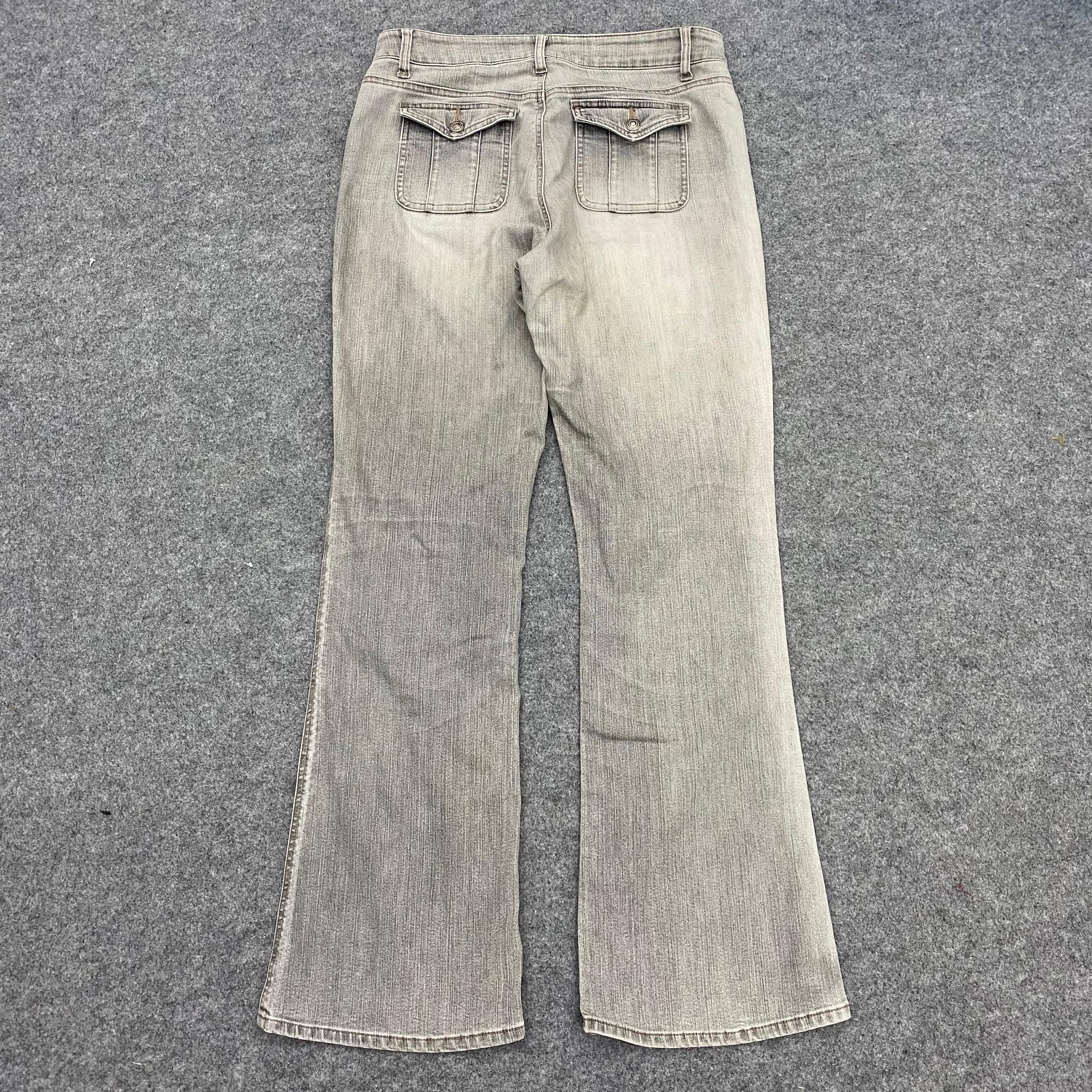 Japanese Brand 💥Flare💥Vintage Japanese Brand Distressed Denim Size 30" / US 8 / IT 44 - 3 Thumbnail