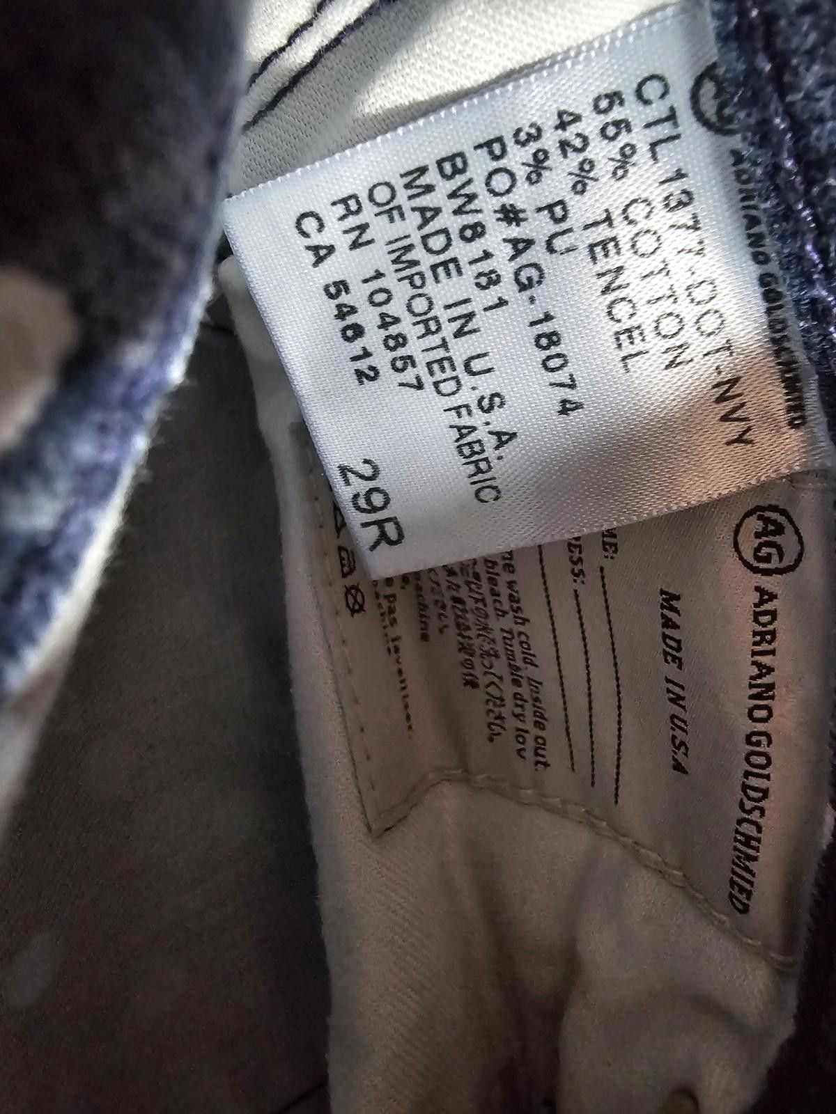 AG Adriano Goldschmied AG Adriano Goldschmied Stevie Ankle Slim Straight Jeans Size 30" / US 8 / IT 44 - 3 Thumbnail