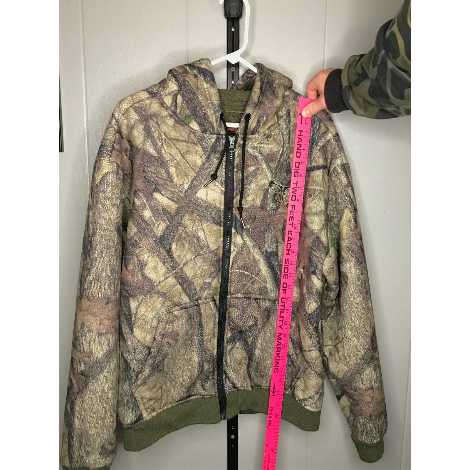 Other True Timber Hunting Hoodie Mens MD Tree Leaf Camo Zip Up Fle Size US M / EU 48-50 / 2 - 7 Thumbnail