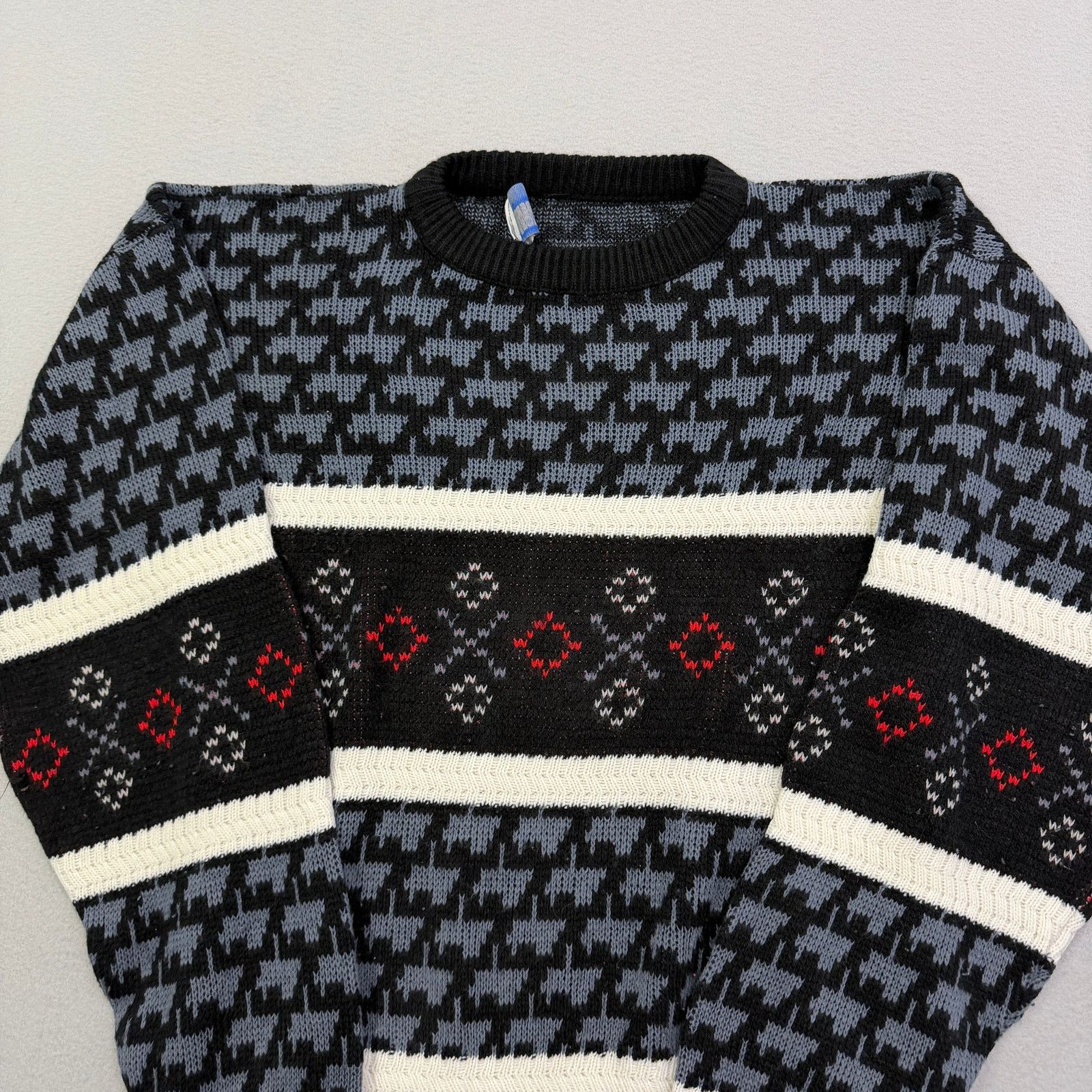 Vintage Vintage Robert Bruce Sweater Men's Medium Geometric Knit Size US M / EU 48-50 / 2 - 2 Thumbnail