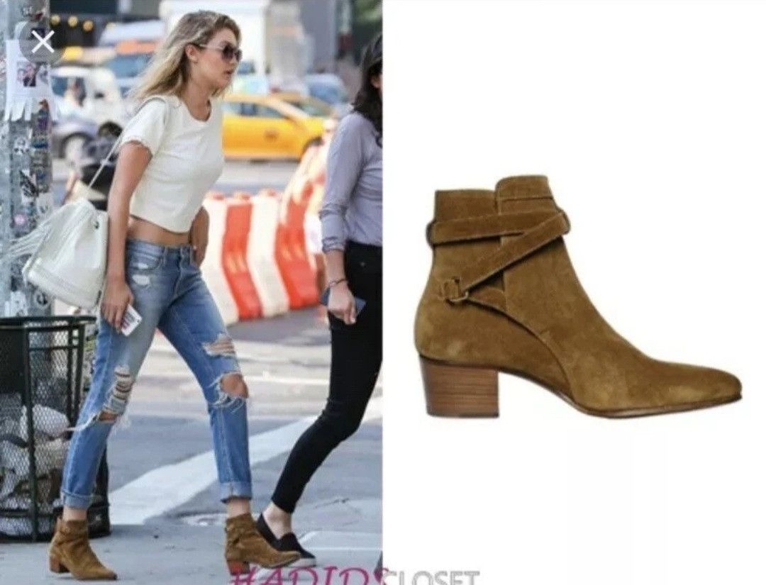 Saint Laurent Paris Saint Laurent Saint Laurent Jodhpur Boot/Bootie Suede 39 Size US 9 / IT 39 - 11 Thumbnail