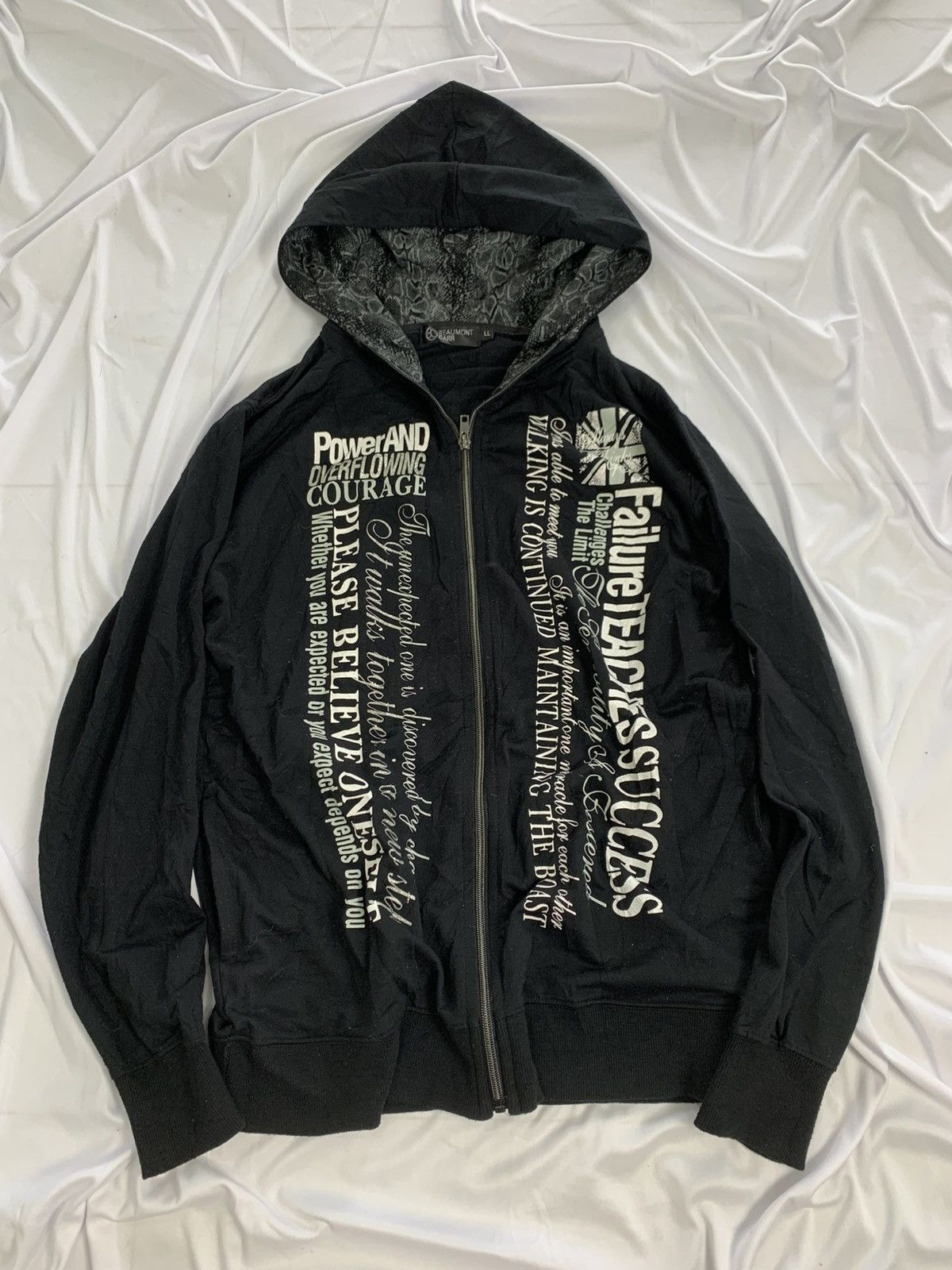 Japanese Brand undefined vkei style hoodie snake beaumont carr Size US L / EU 52-54 / 3 - 1 Thumbnail