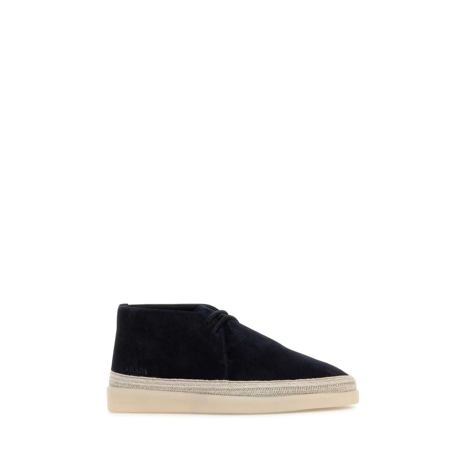 Prada PRADA Midnight Blue Suede Ankle Boots New And Authentic (Men Size US 7 / EU 40 - 2 Thumbnail