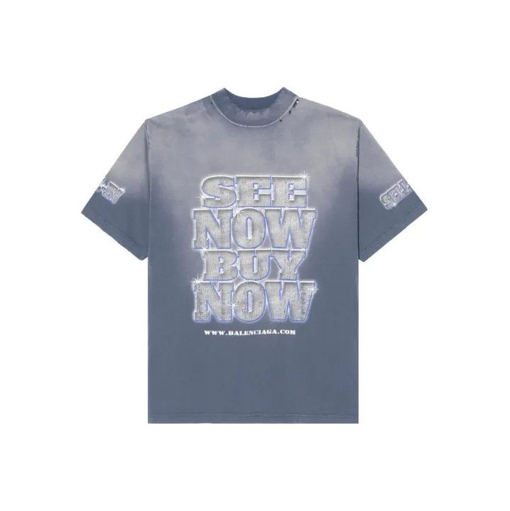 Balenciaga Balenciaga See Now Buy Now Graphic T-Shirt Size US XL / EU 56 / 4 - 1 Thumbnail