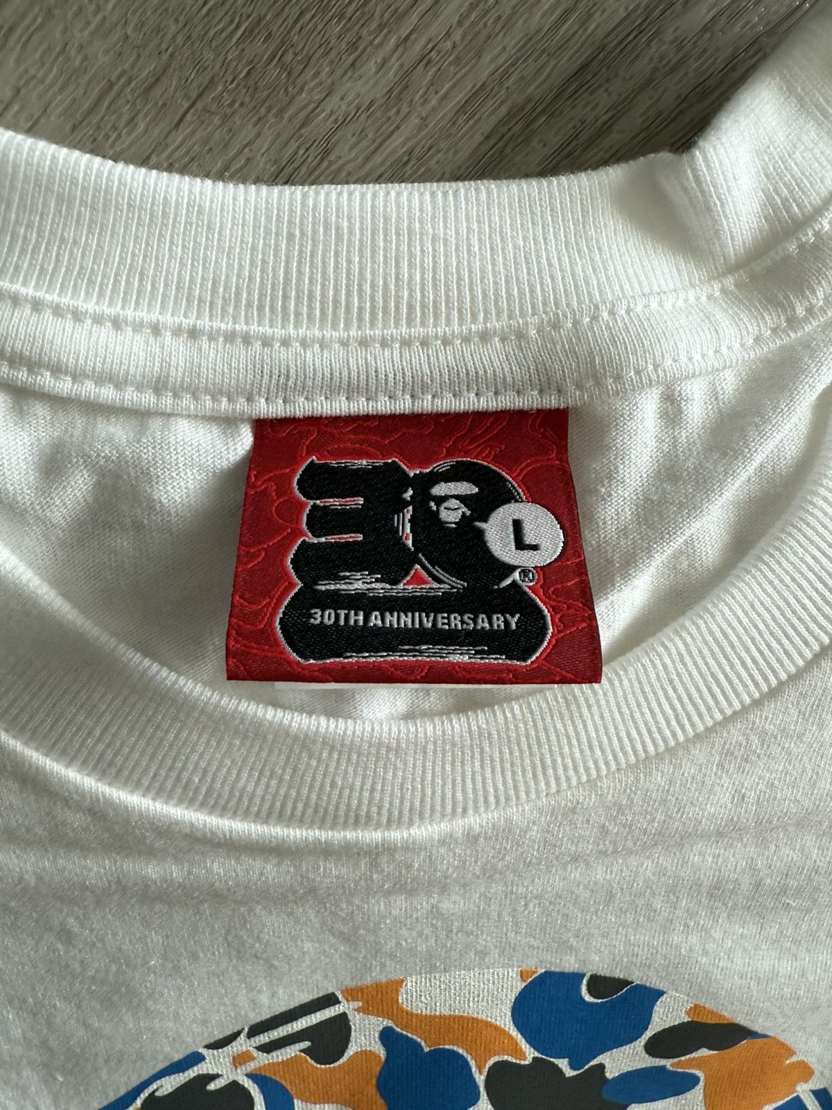 Bape Bape Maebashi 30th Anniversary Ape Head tee Size US L / EU 52-54 / 3 - 8 Thumbnail