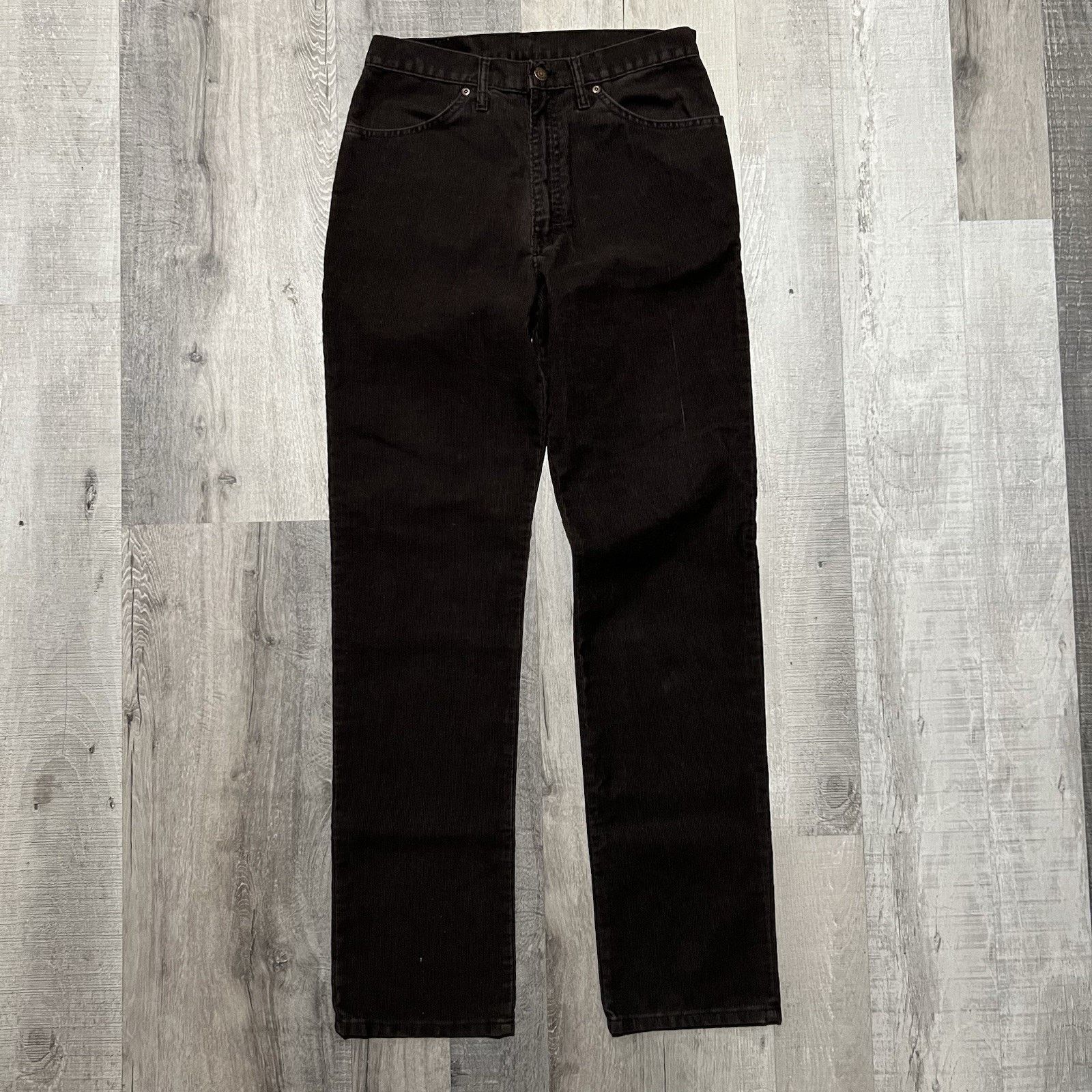 Vintage VTG 1980s Brown Corduroy Straight Leg Cord Pants Fit Men 30 Size US 32 / EU 48 - 1 Thumbnail