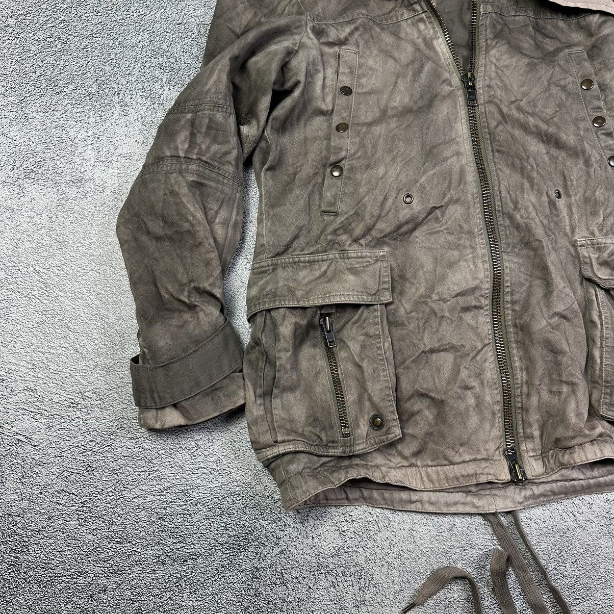 Allsaints AllSaints Parka Jacket Gray Faded Avant Garde Size US M / EU 48-50 / 2 - 9 Thumbnail